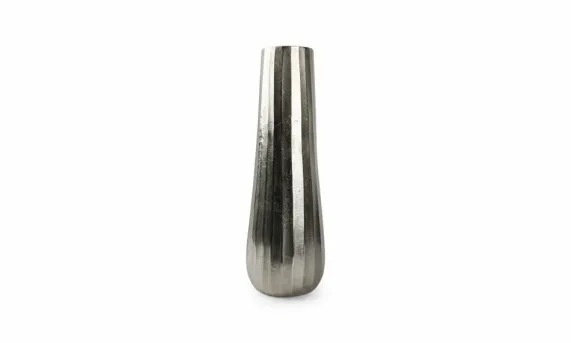 Vaas 18 x 50 cm Zilver Duro