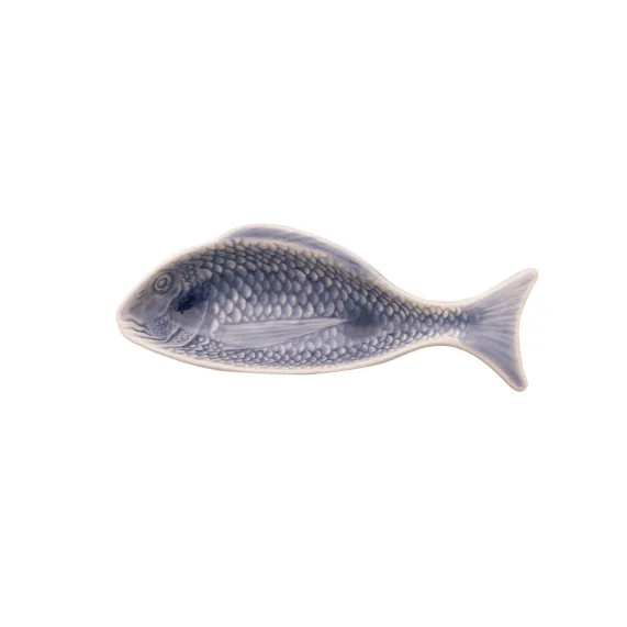 Visschaaltje 18 cm x 7 cm Blauw