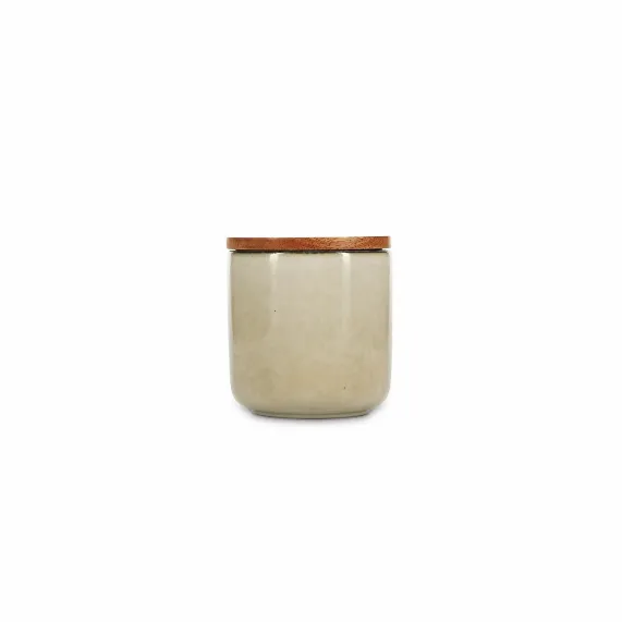 Voorraadpot 12 cm x 12 cm Meridian Ivoor