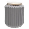 Voorraadpot met houten deksel 16 cm