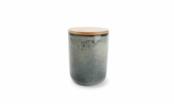 Voorraadpot set 2-delig Meridian groen/blauw