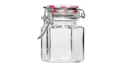 Weckpotje met clip 10cl set van 6