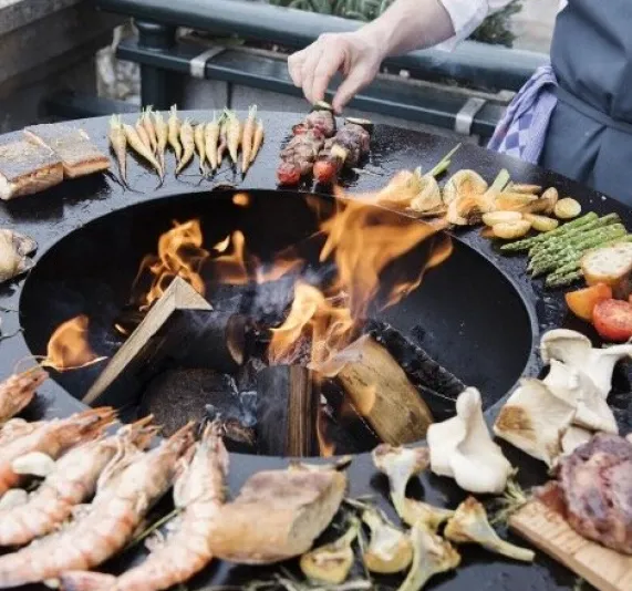 Wielen voor barbecue Whitefire
