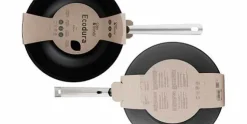 Wok 28 cm Ecodura Zwart