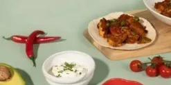 World Foods Set van 3 Fayita Dip Kommetjes