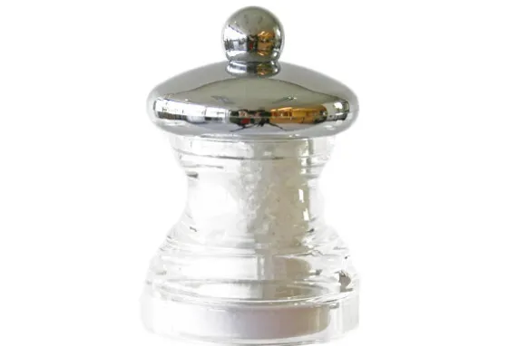 Zoutmolen 6,5 cm acryl Vittorio goud
